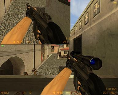 default g3sg1 reorigined with and without scope